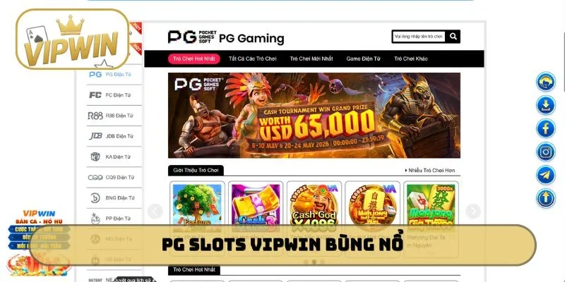 PG slots VIPWIN bùng nổ